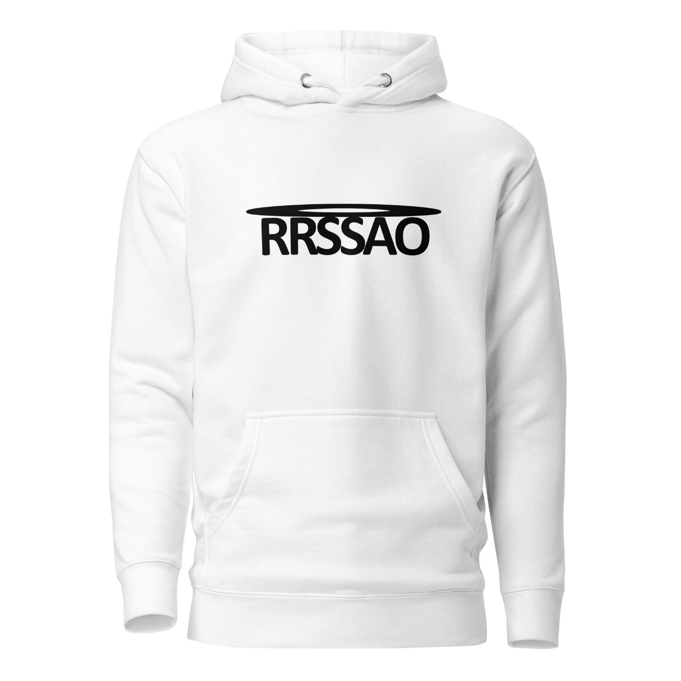  La maquette sweat à capuche blanc RRSSAO - coté face