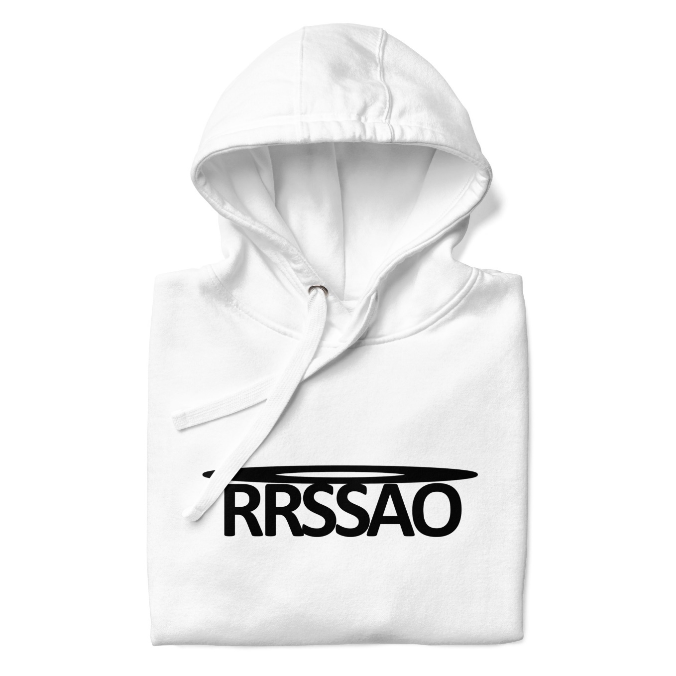  La maquette sweat à capuche blanc RRSSAO - coté capuche